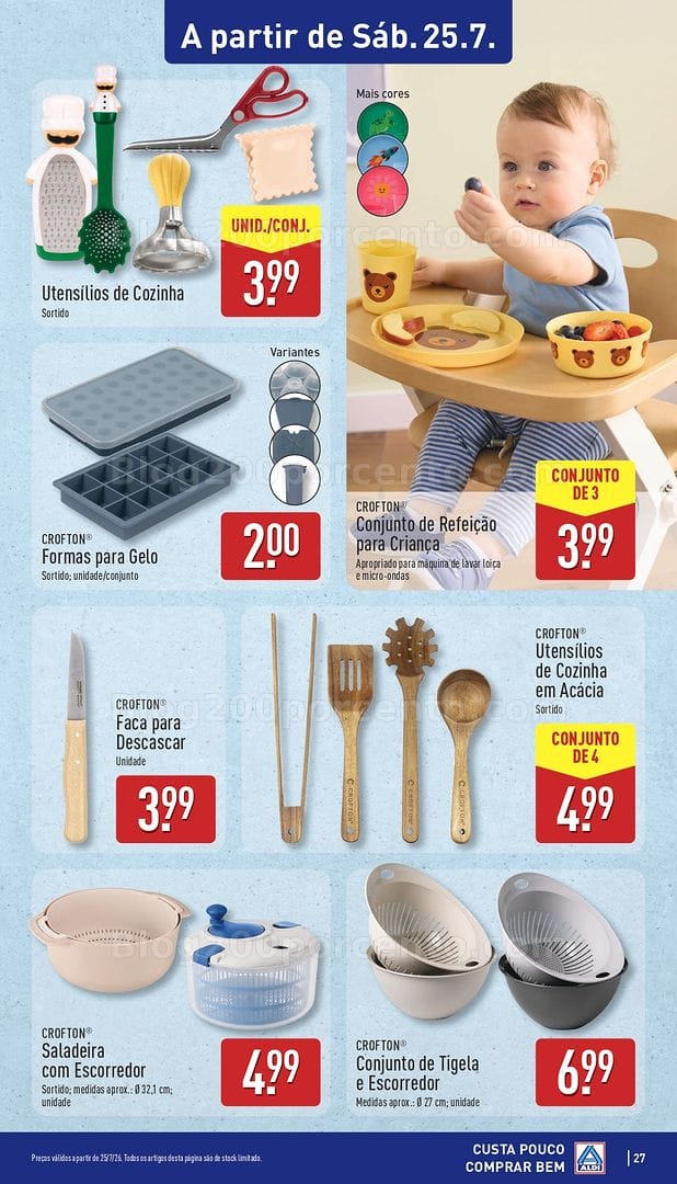 Antevisão Folheto ALDI Promoções de 20 a 26 julho